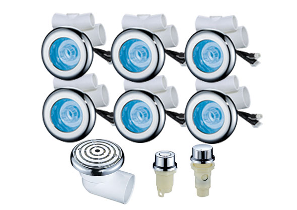 Whirlpool Jet Kit With LED Light